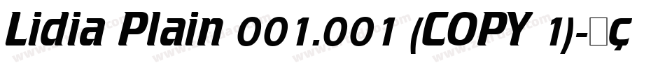 Lidia Plain 001.001 (COPY 1)字体转换